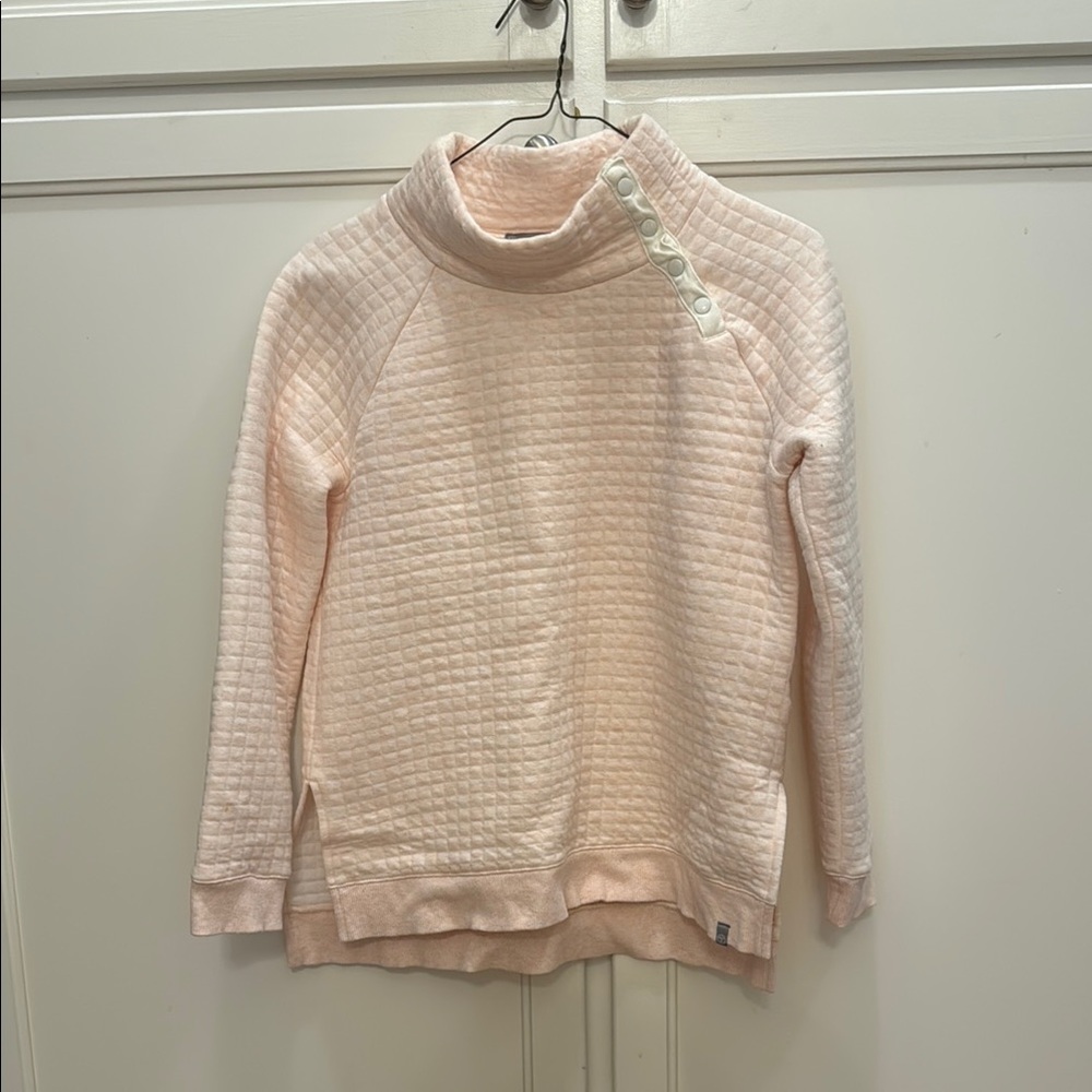 Women's Pink Quilted Sweatshirt